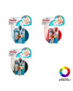 Plato y cuchara para bebé