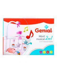 Móvil musical cuna 2 en 1