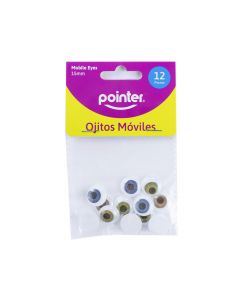 OJITOS MOVIBLES COLORES STD 12UND