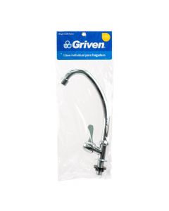 Llave metálica cromada individual