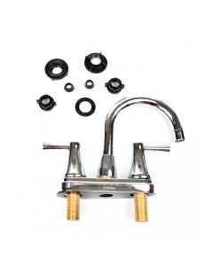 GRIFO GRIVEN PLASTICO CENTRAL PARA LAVAMANOS 4PULG