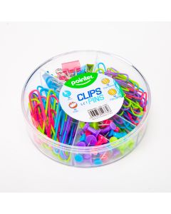 Set clips/pins colores