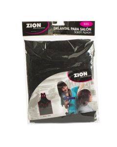 Delantal tela zion professional para salón liso negro