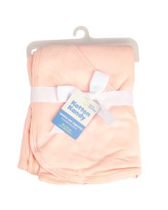 Manta para bebé con capucha rosado