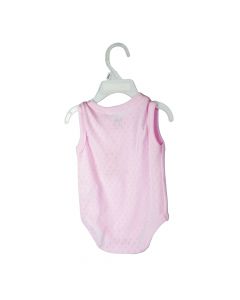 Enterizo para bebé sm con detalle rombos rosado