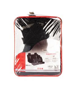 Cobertor para asiento auto liso con detalle malla 10pzas