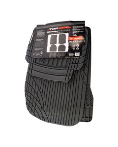 Alfombra para auto anti-deslizante 4pzas negro