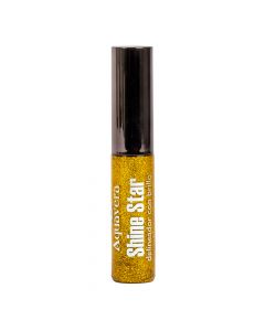 Delineador para ojos con brillo dorado