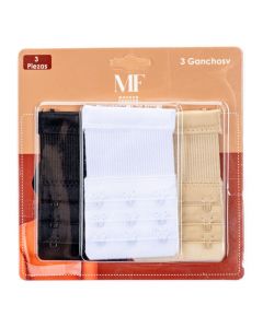 Extensor para brasier, 3 ganchos