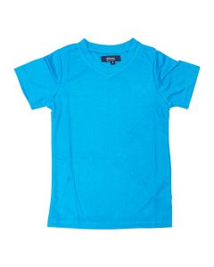 Camiseta escolar infantil celeste