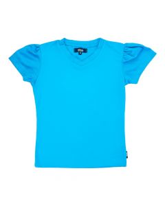 Camiseta escolar infantil celeste