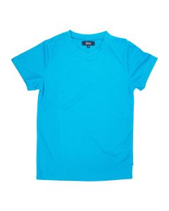 Camiseta escolar celeste talla 10