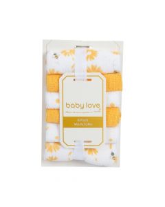 Pañito para bebé estampado 6und surtido