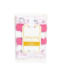 Paño para bebe estampado zebra 6 pzas