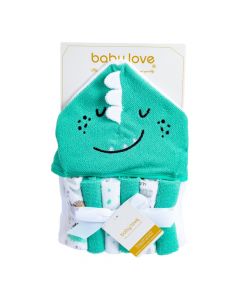 Toalla baño para bebé con pañito 7pzas surtido