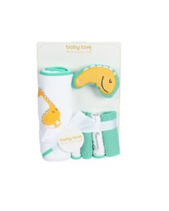 Toalla baño para bebé estampado 6pzas multicolor
