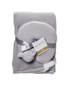 Cobija afelpada rayas bebé