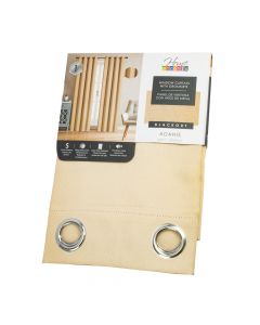 Cortina tela Adanis blackout 54x90pulg beige