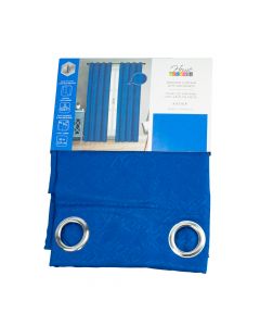 Cortina tela Kathia 54x90pulg azul