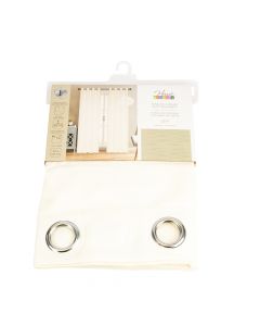 Cortina lety beige 137x229cm blanco