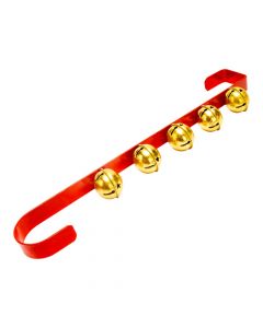 Gancho metálico con cascabel