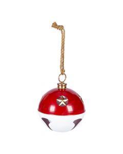 Esfera metálica navideña