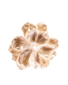 Flor navideña con flor