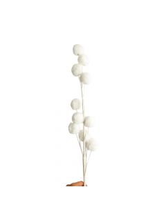 Flor navideño blanco
