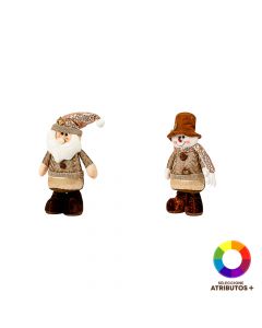 Peluche navideño con lentejuelas