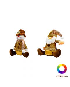 Peluche navideño con lentejuelas