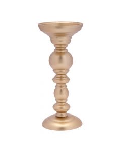 Candelabro navideño dorado