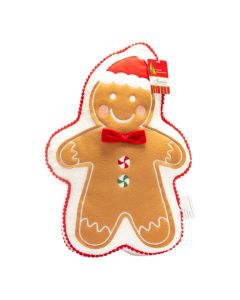 Cojín muñeco jengibre multicolor