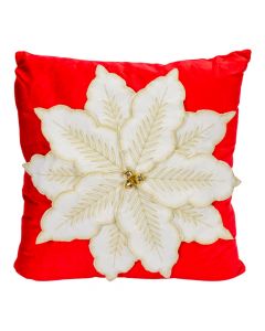 Cojín navideño con relieve