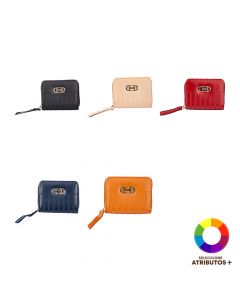 Cartera dama con relieve
