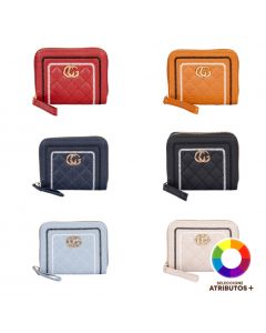 Cartera dama con bordado
