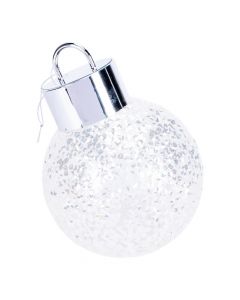 Esfera con relieve y luz 15cm