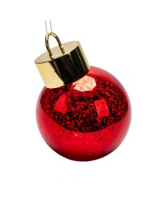 Esfera colgante navideña estampado con luz