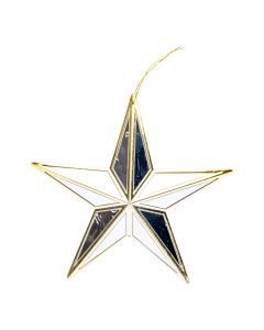 Figura colgante estrella navideña