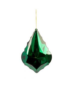 Figura navideña diamante verde