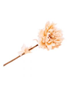 Flor artificial navideña peonia beige