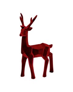 Figura reno afelpado vino