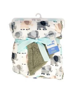 Cobija afelpada estampada bebé