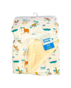 Cobija bebé animales cálida