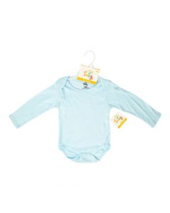Mameluco bebé manga larga celeste