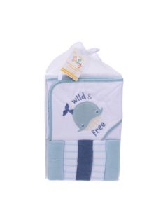 Toalla bebé estampado ballena