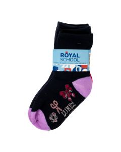 Media escolar alta para niña talla 4-6