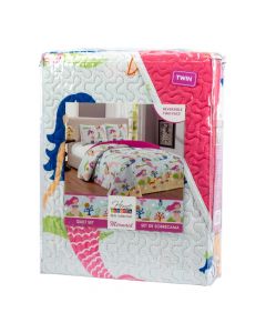 Cubrecama sirena multicolor