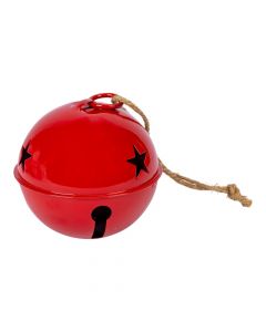 Figura colgante metálica roja