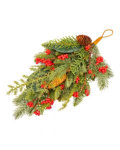 Rama artificial navideña decorativa