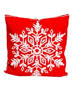 Cojín navideño copo nieve